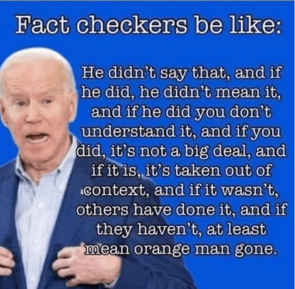 A little ditty for democrat “Fact checkers” (aka&nbsp;Gaslighters)