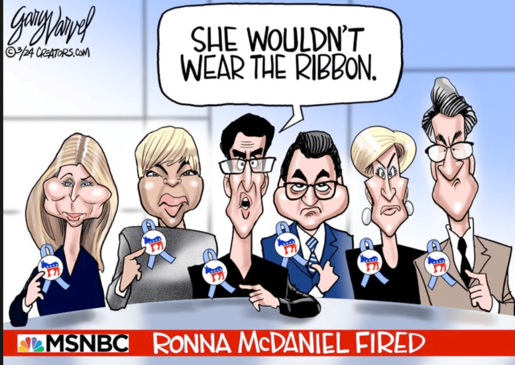 NBC hires, hysteria, fires Ronna&nbsp;McDaniel