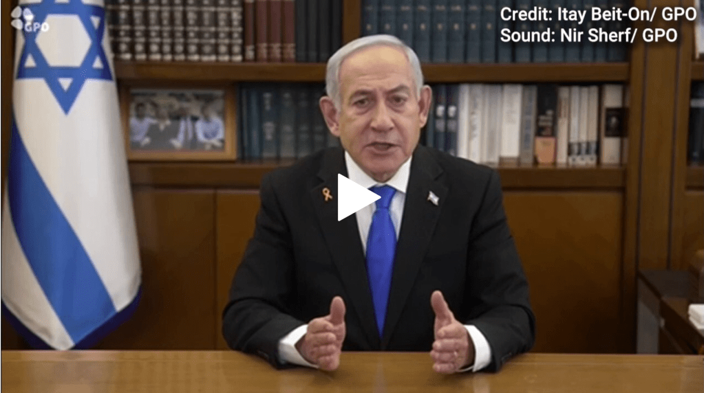 Benjamin Netanyahu praises Trump’s ‘remarkable idea’ about a US takeover of&nbsp;Gaza