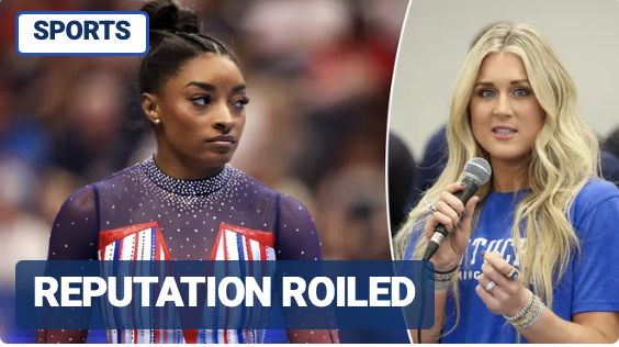 Simone Biles ‘basically incinerated her legacy in just two tweets,’ Riley Gaines&nbsp;says