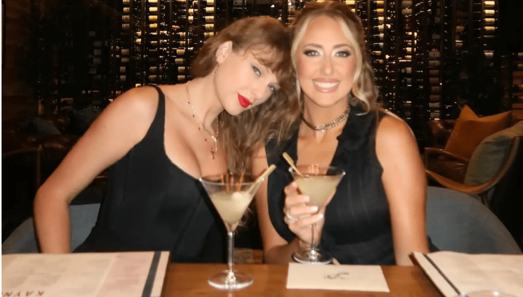 Taylor Swift cuddles up to Brittany Mahomes in sweet new birthday party&nbsp;photo