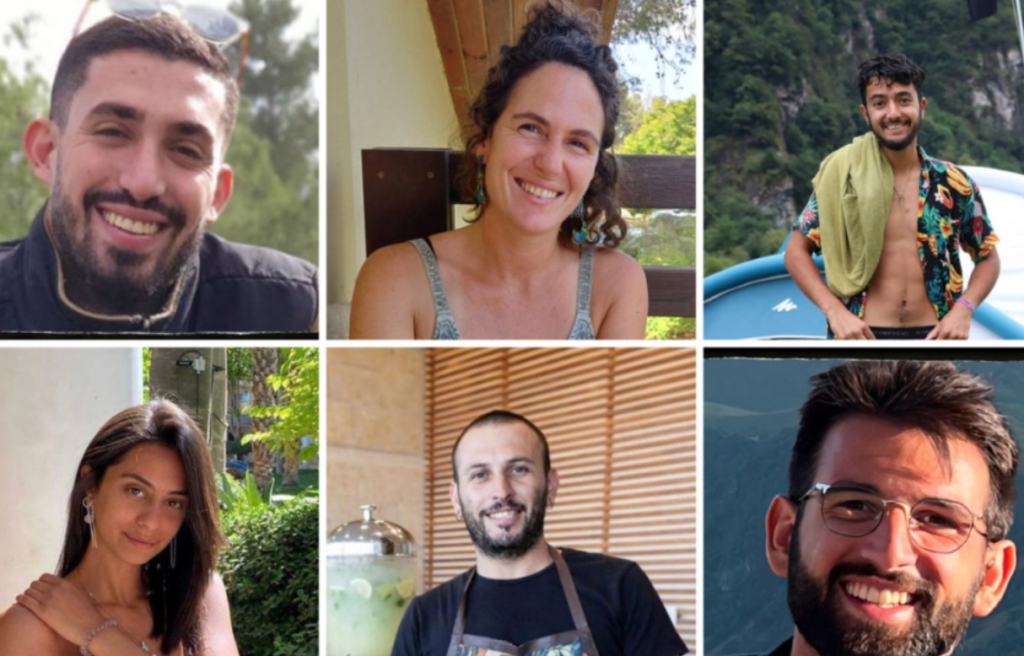 Who were the 6 hostages held by Hamas and murdered just before the Israeli military arrived to rescue&nbsp;them?